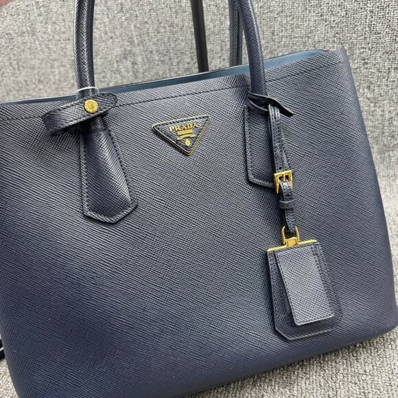 Prada Double Cuir Saffiano Satchel Bag 755-011125 - Picture 3 of 16